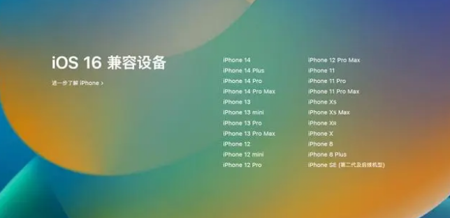 丰满苹果手机维修分享iOS16.1.1支持哪些设备 